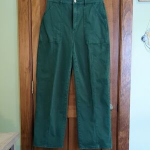 ROLLA'S AUSSIE Heidi High-rise Loose Straight Fit Green Jeans